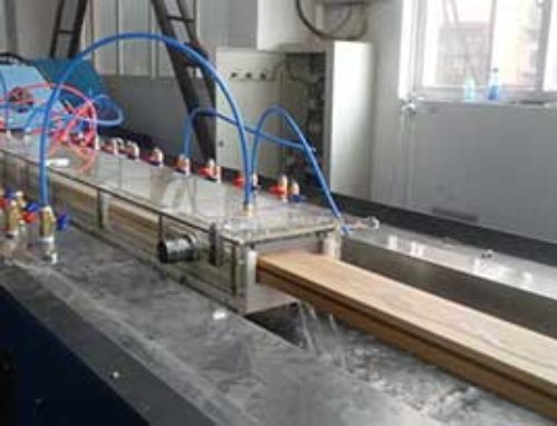 wood plastic door frame making machine